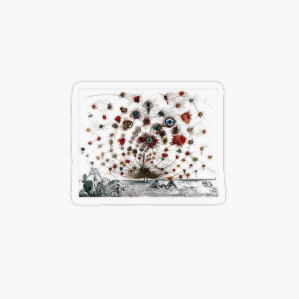 #painting #illustration #vector #design #art #abstract #decoration #flower #element #pattern #nature #horizontal #retrostyle #SalvadorDali Transparent Sticker