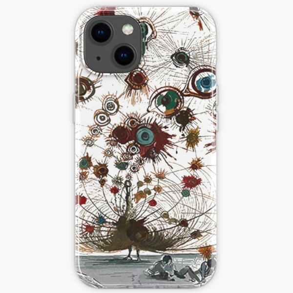 #painting #illustration #vector #design #art #abstract #decoration #flower #element #pattern #nature #horizontal #retrostyle #SalvadorDali iPhone Soft Case