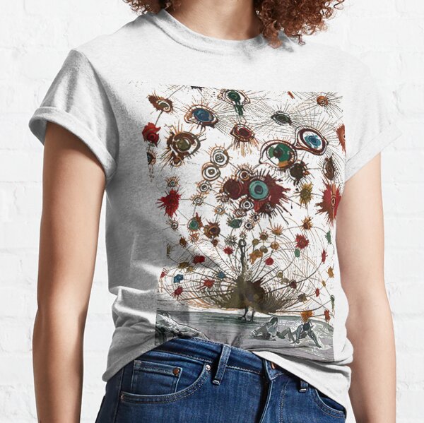 #painting #illustration #vector #design #art #abstract #decoration #flower #element #pattern #nature #horizontal #retrostyle #SalvadorDali Classic T-Shirt