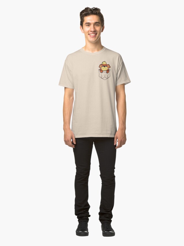 Alternate view of Growlithe Pocket Classic T-Shirt