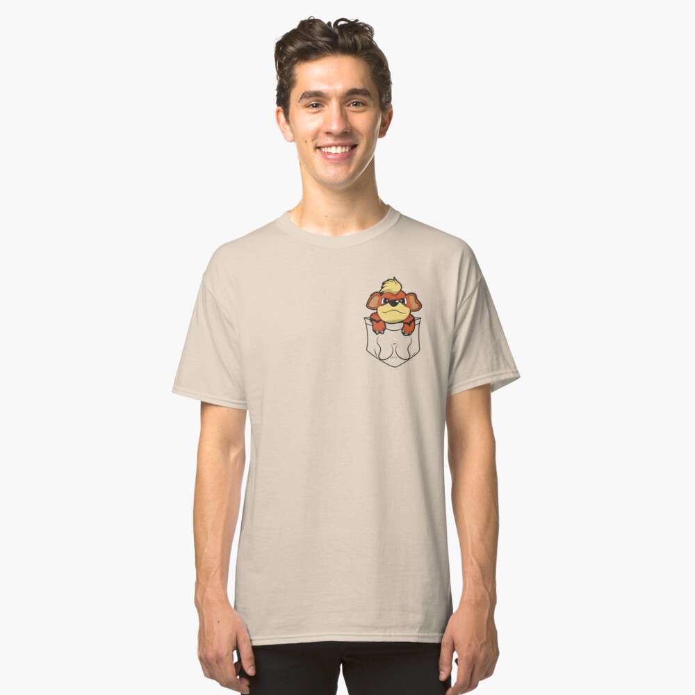 Growlithe Pocket Classic T-Shirt