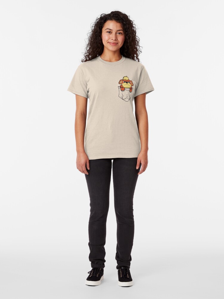 Alternate view of Growlithe Pocket Classic T-Shirt
