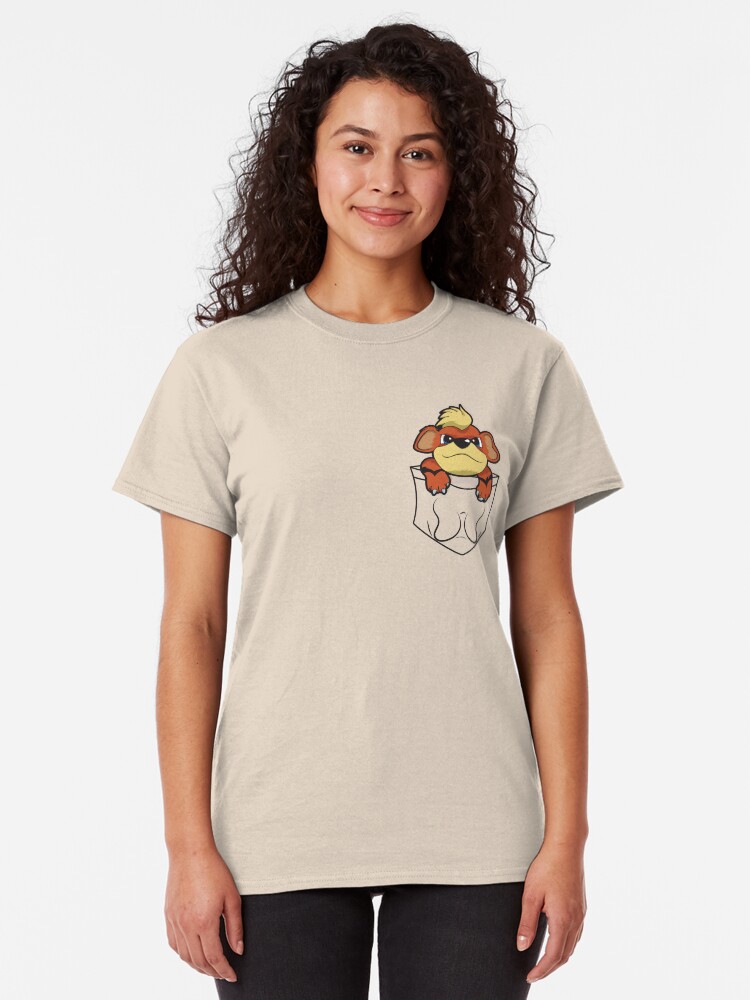 Alternate view of Growlithe Pocket Classic T-Shirt