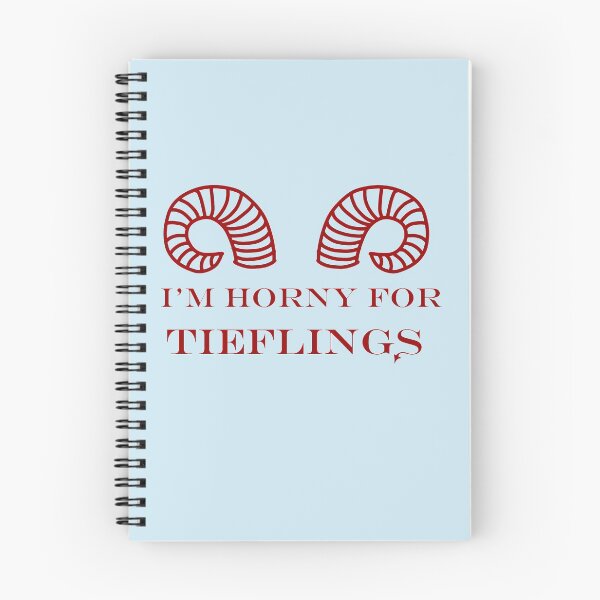 Item preview, I'm Horny For Tieflings Dungeons and Dragons designed and sold by mycroftrh.