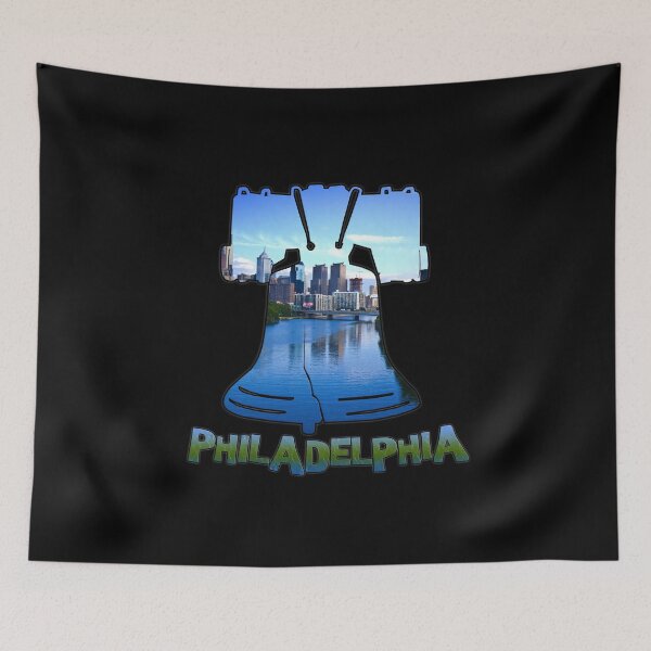 Item preview, Liberty Bell  (Philadelphia Skyline & Delaware River) designed and sold by gorff.