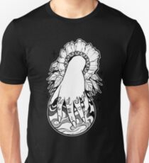Camiseta ajustada Bola de cristal monocromo