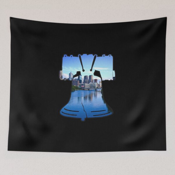 Item preview, Liberty Bell  (Philadelphia Skyline & Delaware River) designed and sold by gorff.