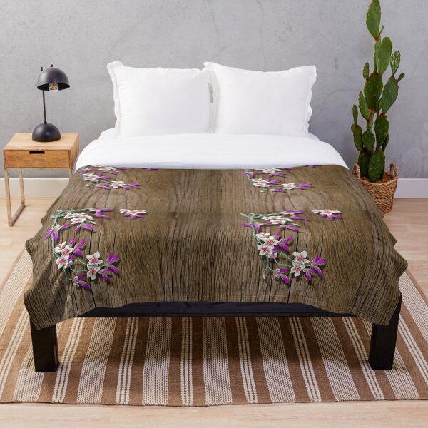Epiphytes Throw Blanket