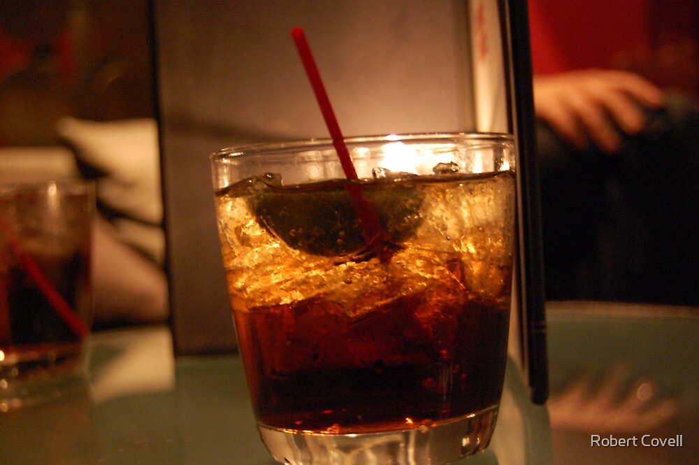 "Crown & Coke in Vegas" by Robert Covell Redbubble