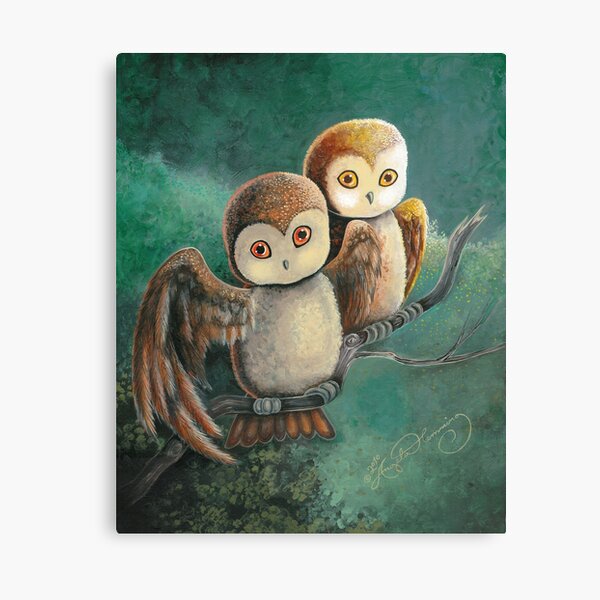 Owl Friends Canvas Print