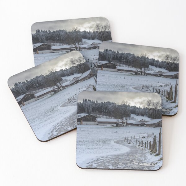 Item preview, Bavarian Farm in Winter designed and sold by Kasia Design.