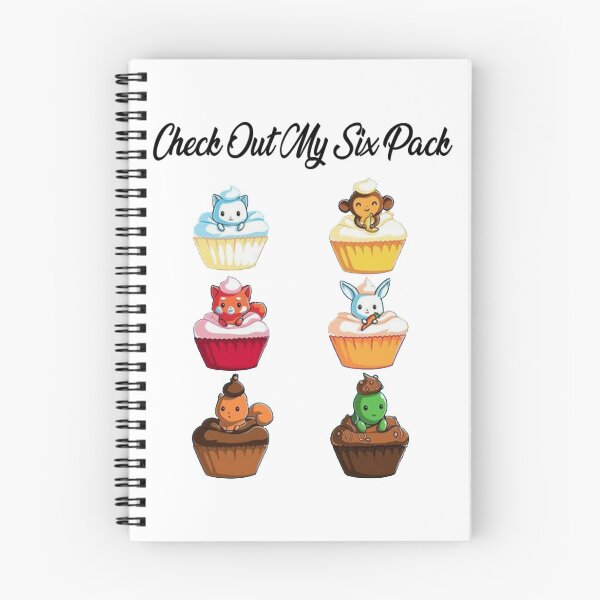 Item preview, Check Out My Six Pack Cute Cupcakes Gym Workout designed and sold by DibbaDesigns.