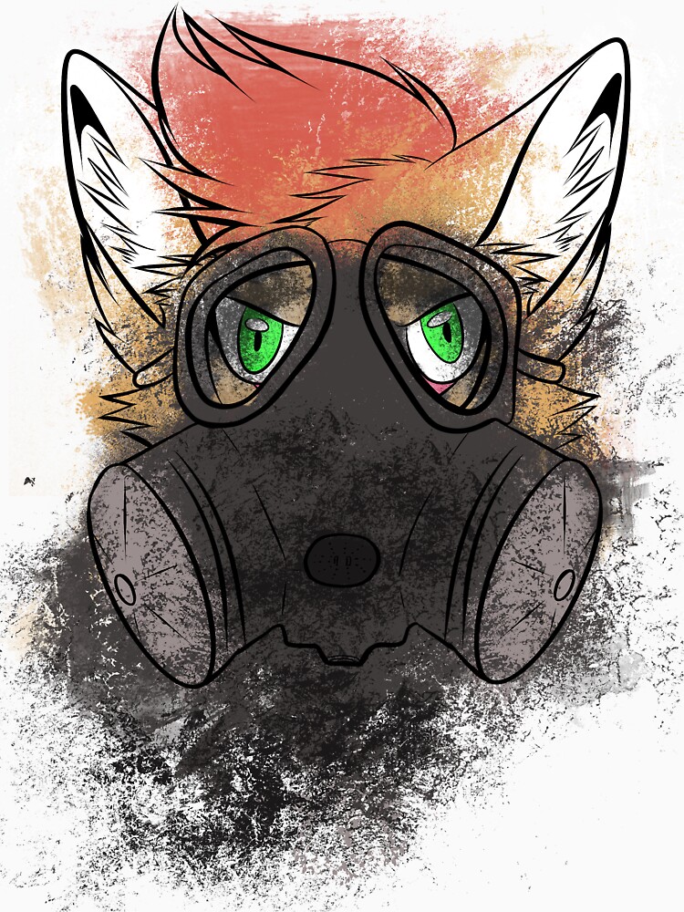 dog gas mask art
