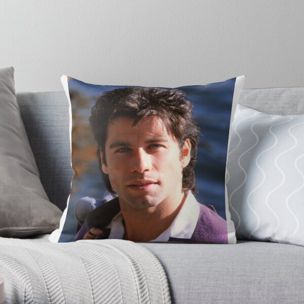 john travolta Throw Pillow