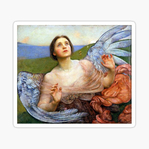 Vista previa del artículo con la obra «El sentido de la vista - Anna Louise Swynnerton», diseñado y vendido por forgottenbeauty.