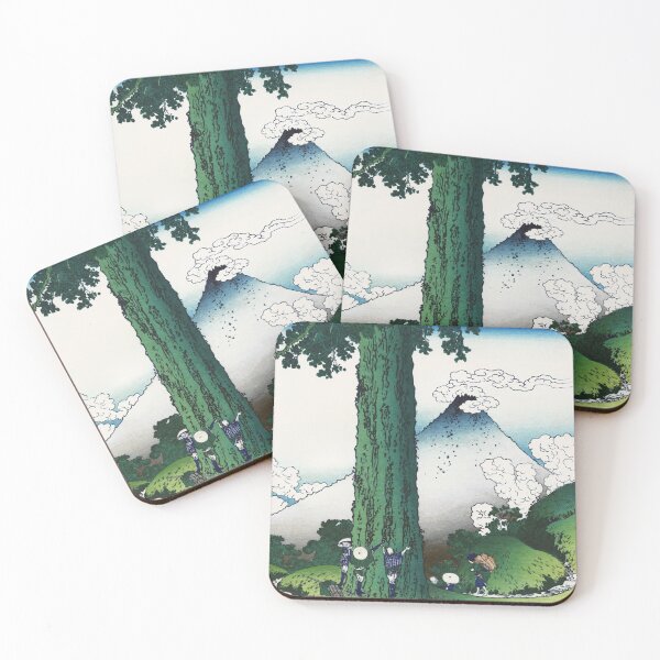 Item preview, Mishima Pass in Kai Province by Katsushika Hokusai designed and sold by Takeda-art.