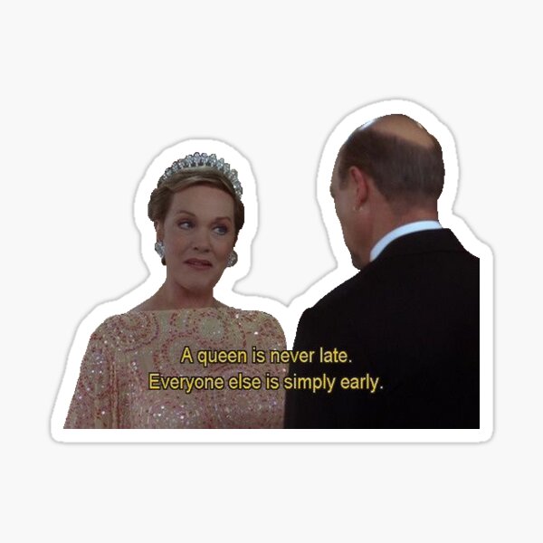 Queen Julie Andrews Sticker