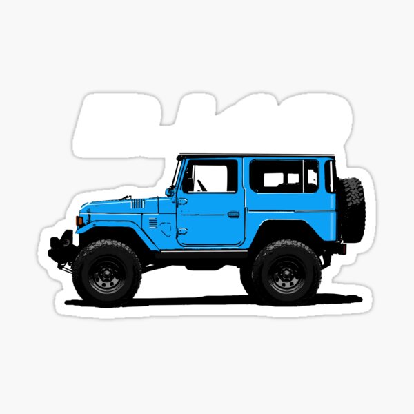 Fj Cruiser 76 BJ40 Birthday gift Sticker