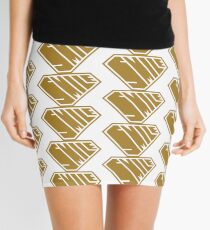 Smile SuperEmpowered (Gold) Mini Skirt