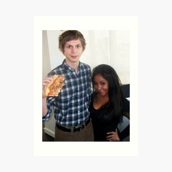 michael cera and snooki Art Print