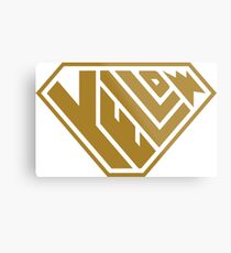Yellow SuperEmpowered (Gold) Metal Print