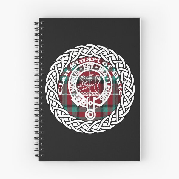 Item preview, Clan Stuart of Bute 200 Page Lined Journal/Notebook designed and sold by BagTown Clans.