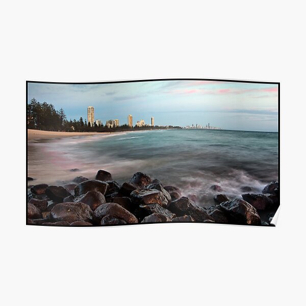 Australia Day Sunrise - Burleigh Heads Poster