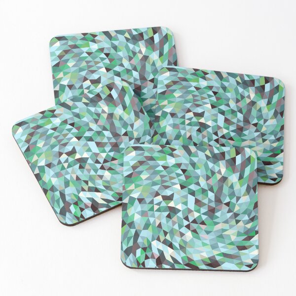 Aperçu de l'œuvre Circulation Mosaïque Bleu Vert créée et vendue par SpieklyArt.