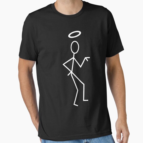 Item preview, The Saint Stick Figure (White). designed and sold by theheadshed.