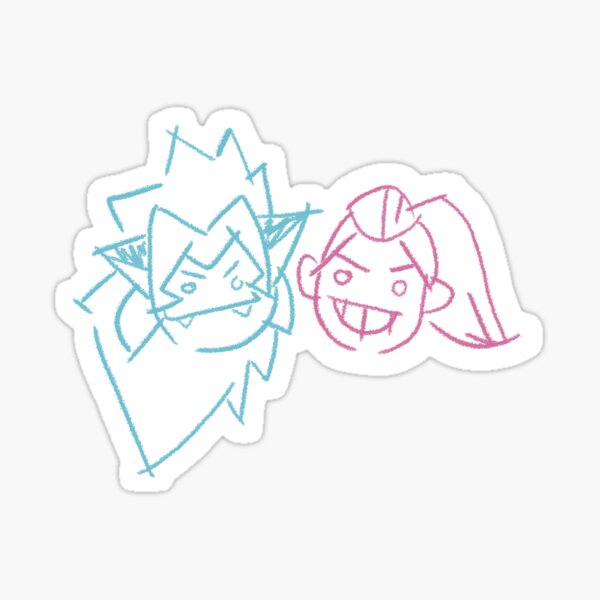 Catra And Adora Bffs Sticker For Sale By Blindtiger Redbubble