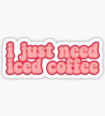 iced coffee Sticker