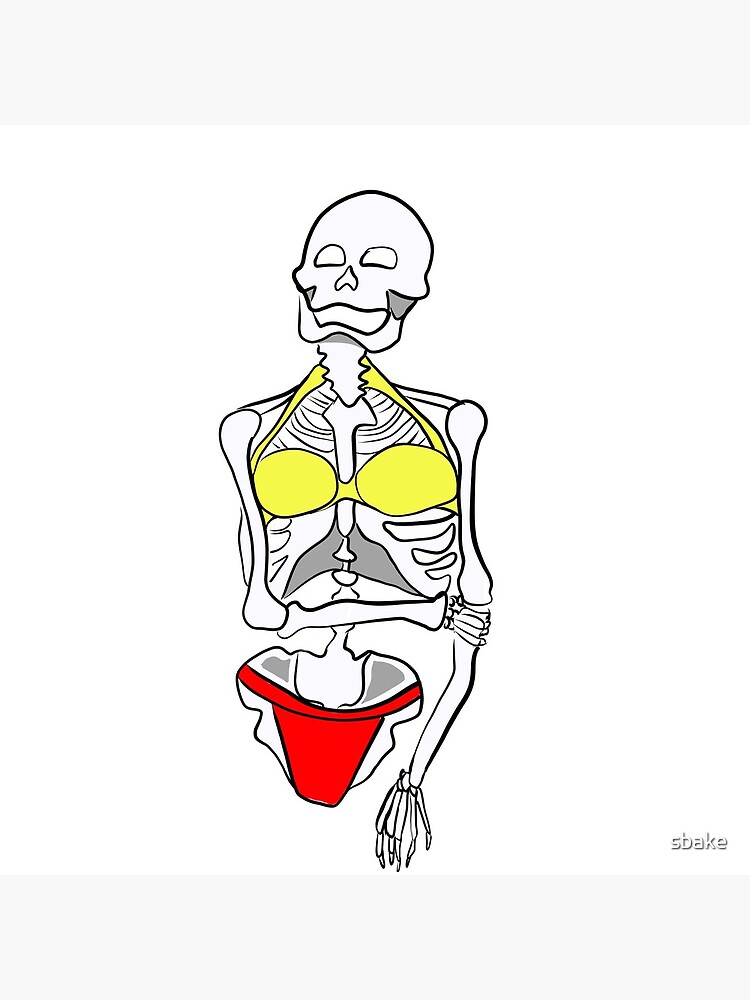 skeleton bikini