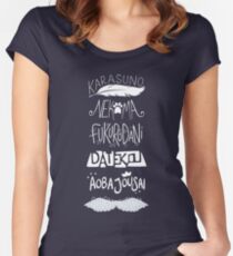 Haikyuu!! Teams - White Women's Fitted Scoop T-Shirt