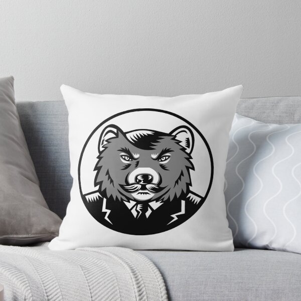 Item preview, Tasmanian Devil Wearing Business Suit Woodcut designed and sold by patrimonio.
