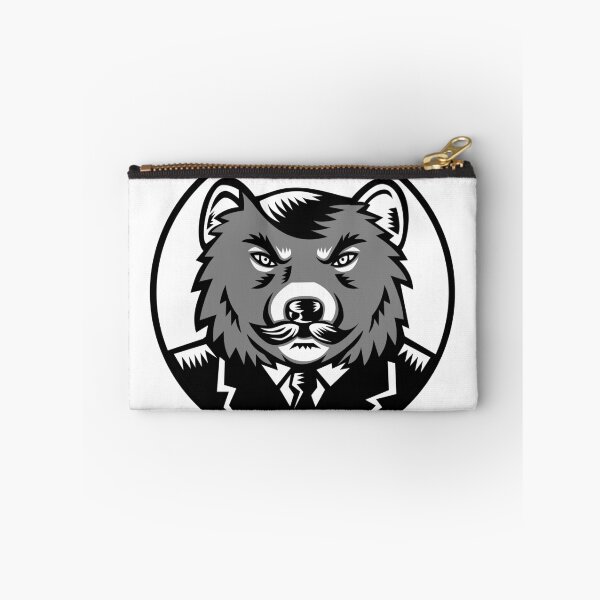 Item preview, Tasmanian Devil Wearing Business Suit Woodcut designed and sold by patrimonio.