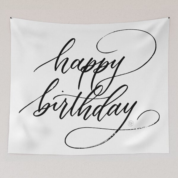 Item preview, Happy Birthday designed and sold by CalliPenguin.