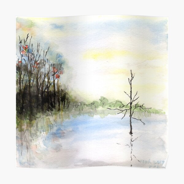 One Tree Lake Poster