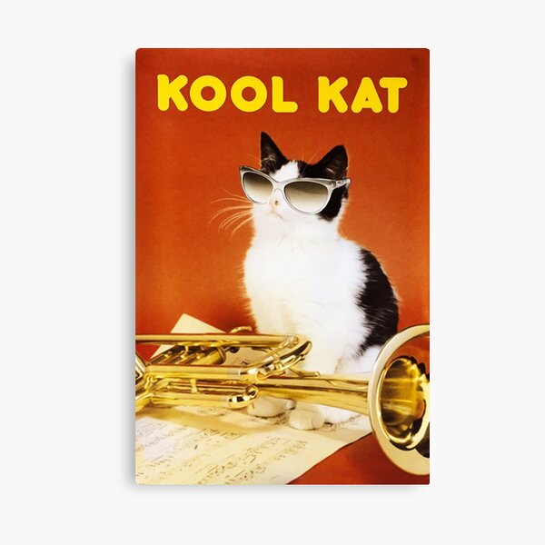 "Kool Kat" Canvas Print by michaelroman Redbubble