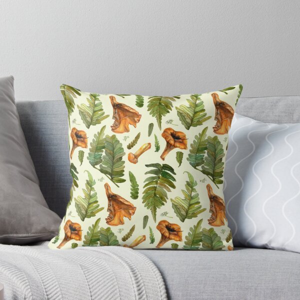 Item preview, Ferns and mushrooms pattern designed and sold by stasia-ch.