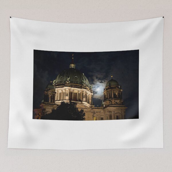 Item preview, Moon, Church, Night. designed and sold by tutulele.