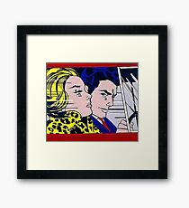 Pop-Art! Gerahmtes Wandbild