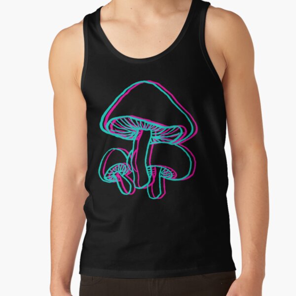 3D Mushroom Cluster Tank Top