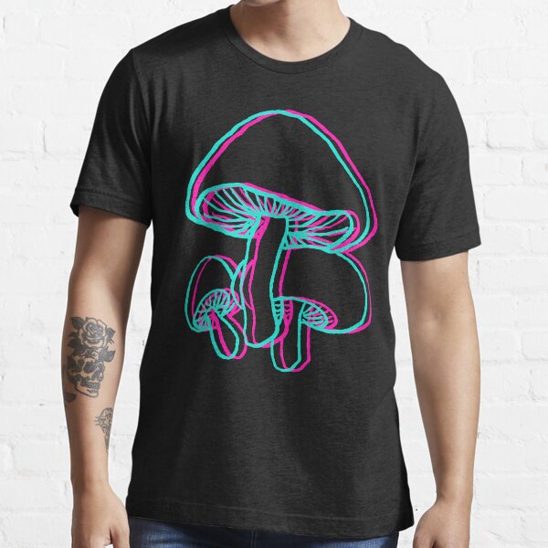 3D Mushroom Cluster Essential T-Shirt