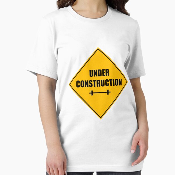 Item preview, Under construction sign - barbell designed and sold by darrensurrey.