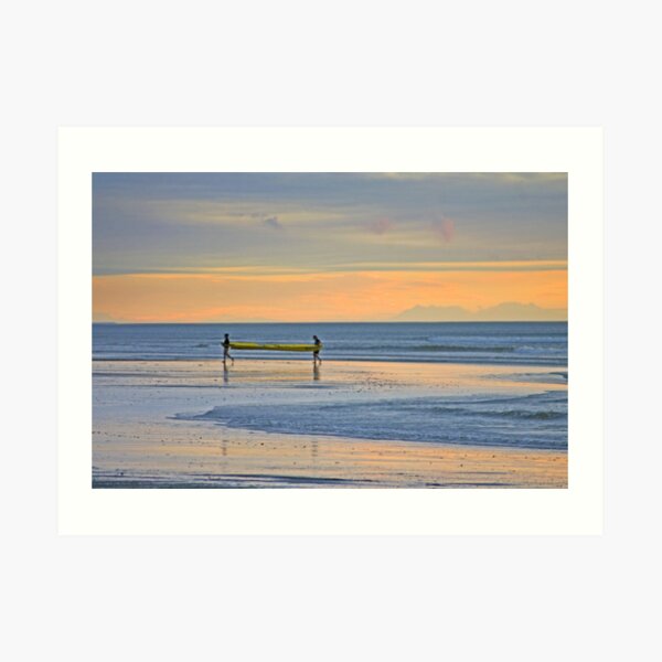 Bringing Home the Kayak Art Print