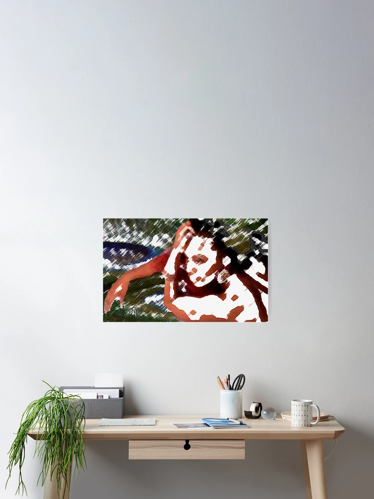 Thumbnail 2 of 3, Poster, YEMAYA RESTING designed and sold by AFROFUSION.