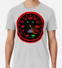 Sports Speedometer Gauge red Men's Premium T-Shirt