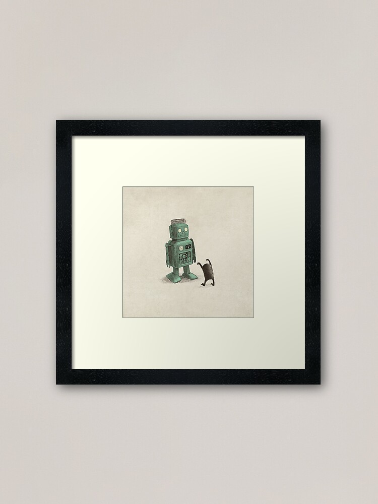 Alternate view of Robot Vs Alien Framed Art Print