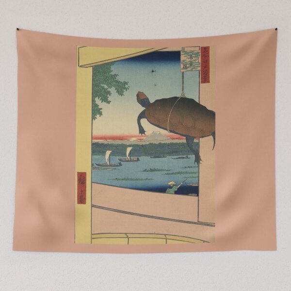 Item preview, Mannen Bridge Fukagawa - Hiroshige Ando - 1857 designed and sold by CrankyOldDude.