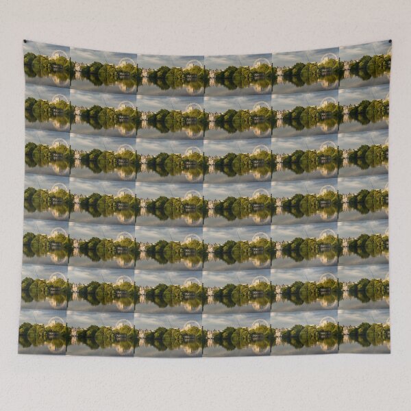 Item preview, Sunlit Landmarks - St James's Park Lake Reflections in London UK designed and sold by Georgia Mizuleva.